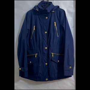 Michael Kors Rain Jacket with
Gold Accents.